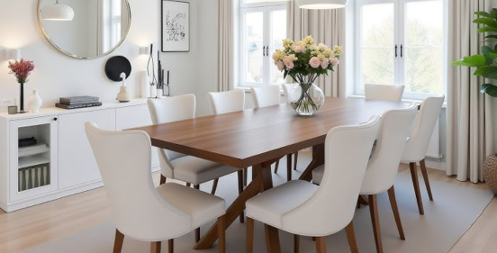 Luxurious living room with yellow sectional sofa